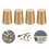 12Pcs Solid Brass Tray Riser Feet Unique Home Decor Support Pads 8