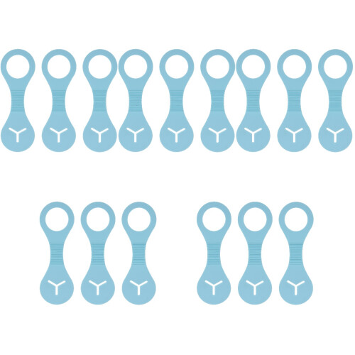 15Pièces Support Déchets Animaux Clip Fixation Promenade 1