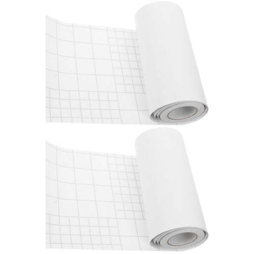 2Pièces Décoration Plinthe PVC Flexible Auto-Adhésive Murale 2
