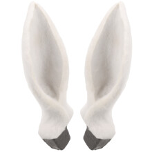 2Paires Bois De Renne Blancs Accessoires DIY Pour Décorations De Noël