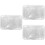 3Ensembles Brosses Blanches Silicone Portables Pour 5