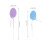 24Pcs Easter Eggs Cupcake Decoration Toppers Assorted 6