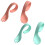 8Pièces Ensemble Cuillères Bébé Formation PP Coloré Ergonomique 1