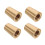 12Pcs Solid Brass Tray Riser Feet Unique Home Decor Support Pads 2