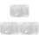3Ensembles Brosses Blanches Silicone Portables Pour 2