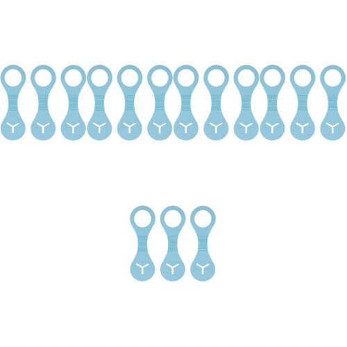15Pièces Support Déchets Animaux Clip Fixation Promenade 2