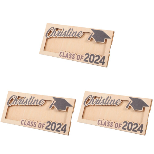 3Pièces Porte-Argent Design, Idéal Pour Cadeaux Graduation 2