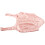 5Pièces Top Halter Corset Rose Taille Cintrée Polyester Pour 7