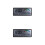 2Pcs Black ABS Digital Clock with Large LCD Screen and Alarm 9