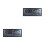 2Pcs Black ABS Digital Clock with Large LCD Screen and Alarm 8