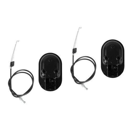 2Pcs Black Couch Pull Handles Aluminium Alloy for Home Reclining Sofas 2