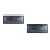 2Pcs Black ABS Digital Clock with Large LCD Screen and Alarm 7