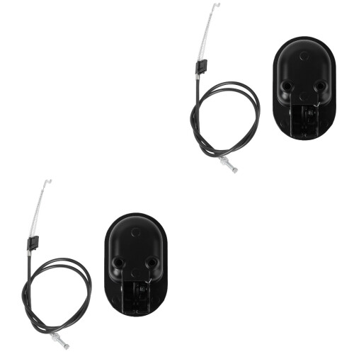 2Pcs Black Couch Pull Handles Aluminium Alloy for Home Reclining Sofas 1