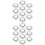 20Pièces Couvre-Tête Sprinkleur Rond Inox Argent 5