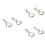 300Pièces Clips Longue Durée Pour Rc Car Model Argent 1/10 6