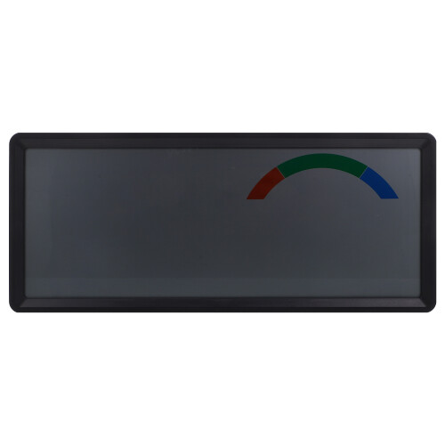 2Pcs Black ABS Digital Clock with Large LCD Screen and Alarm 1