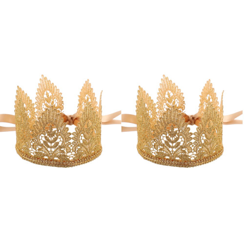 2Pièces -Tête Couronne Enfant En Réglable 1