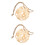 2Pièces Suspendue Beige En Bambou Pour Cochons 7