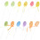 24Pcs Easter Eggs Cupcake Decoration Toppers Assorted 2