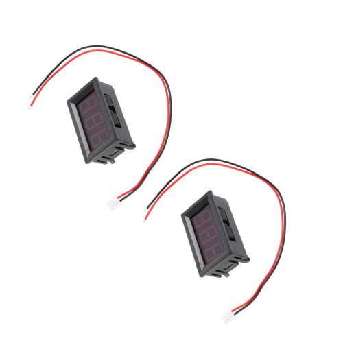 2Pièces Tête Testeur Voltage Digital Mini Portable Durable 2