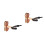 4Pièces Support Instrument Mural Bois Pour Violon Viola 5