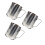 3Pcs Silver Melt Cups with Handle for Candle Wax and DIY Lipstick 6