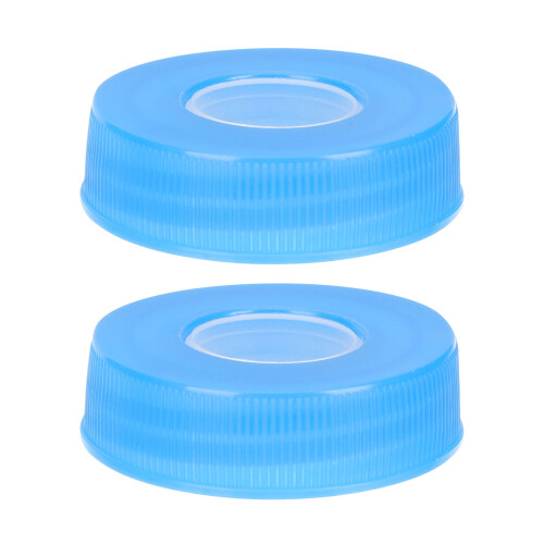 2 Pcs Water Jug Cap Reusable Bottle Caps Plastic Replacement Lid