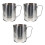 3Pcs Silver Melt Cups with Handle for Candle Wax and DIY Lipstick 3