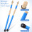 2 Pairs Bamboo Percussion Instrument Drum Stick Jass Drum Stick 4