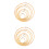 2 Count Assorted Sizes Fixing Frame Cross Stitch Hoops For Sewing 5