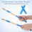 2 Pairs Bamboo Percussion Instrument Drum Stick Jass Drum Stick 5