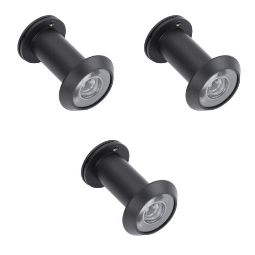 3Pièces Porte Réglable Œil De Chat Noir Anti-Vol 200 2
