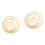 2 Count Assorted Sizes Fixing Frame Cross Stitch Hoops For Sewing 4