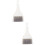 2Sets Witte Mini Schoonmaakset Met En Stofblik Voor 5