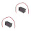 2Pièces Tête Testeur Voltage Digital Mini Portable Durable 8