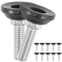 60Pcs Furniture Leveling Pads Adjustable Table Feet Screw-on Levelers