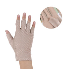 2Paires Protection Uv Coton Antidérapants Doigts Khaki