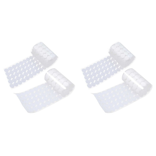 1800Pièces Pastilles Adhésives Blanches Pour Collage Solide Durable 1