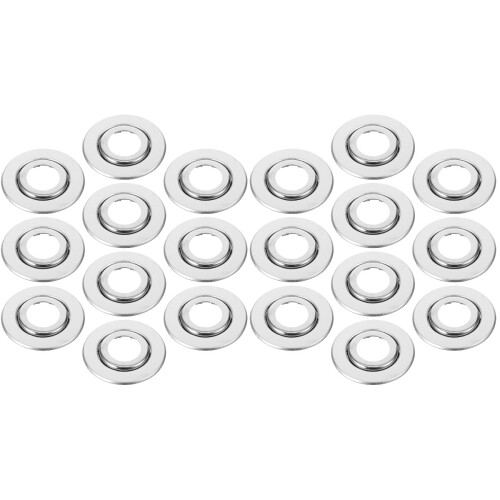 20Pièces Couvre-Tête Sprinkleur Rond Inox Argent 1