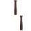 2Pièces Pilon Bois Naturel Pour Cuisine Épices Compléments 6