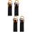 4pcs Stroller Hook Crib Quick Release Pu Strap Stroller Hook Accessories Pram Supply 6