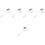 5Pcs High-Temperature Resistant Scoop Colander Strainer Spoon Set 4