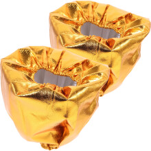 10Pcs Gold Planter Protectors Sturdy Reusable Flowerpot Sleeves