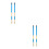 2 Pairs Bamboo Percussion Instrument Drum Stick Jass Drum Stick 9