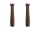 2Pièces Pilon Bois Naturel Pour Cuisine Épices Compléments 2