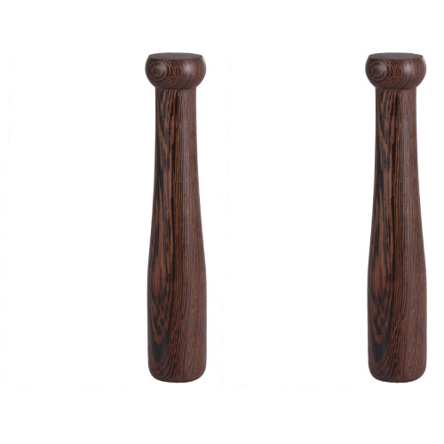 2Pièces Pilon Bois Naturel Pour Cuisine Épices Compléments 1