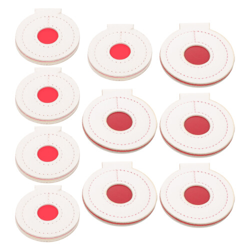 20Pcs White Microfiber Hanging Targets Durable Slingshot Practice Gear