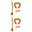 2Sets Durable Lion Costume Set Animal Headbands Bow Tie Tail Props 7