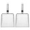 2Pièces Pelle Litière Chat Métal Acier Argenté Durable 4