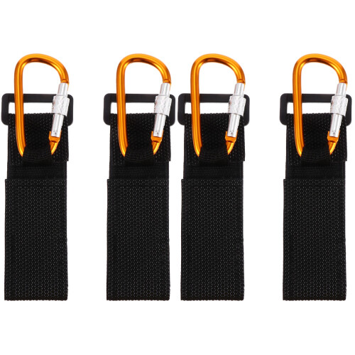 4pcs Stroller Hook Crib Quick Release Pu Strap Stroller Hook Accessories Pram Supply 1